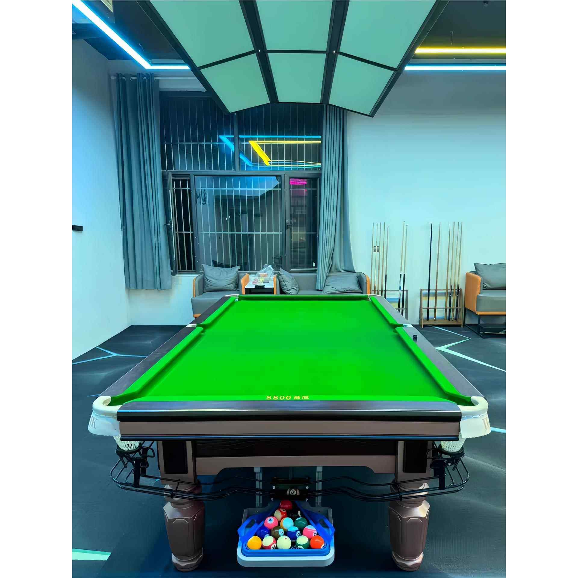 乔氏台球桌标准型家用中式黑八成人台球案子商用桌球台钢库比赛台