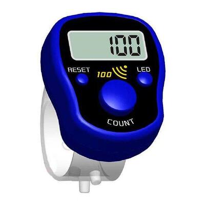 Random Color Finger Counter Digital LED Electronic Handheld