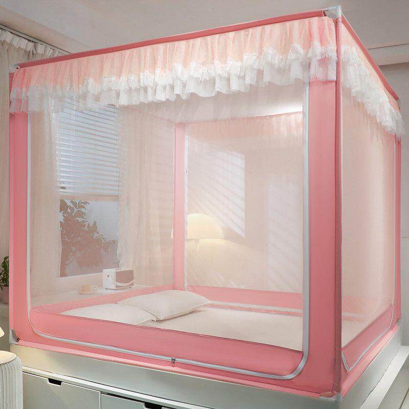 家用蚊帐2026新款卧室1.8m双人1.5米床蒙古包儿童防摔免安装