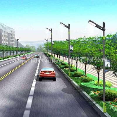 支持现做多功能智慧城市路灯新款太阳能乡镇马路照明智慧路灯