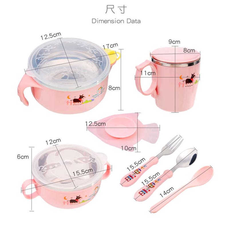 儿童餐具 宝宝注水保温碗吸盘碗碗勺叉筷套装 婴儿辅食碗防烫防摔