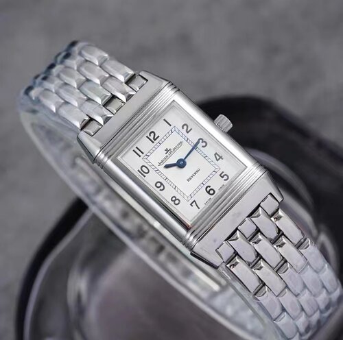 一口价盒证98新33*19mm积家翻转Q2608110钢带手动机械女表正品