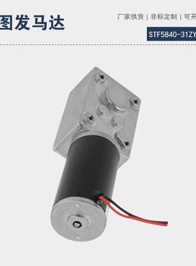 5840-3钢速1Z减Y管减电机STF5840-大扭力速电机开窗器蜗轮蜗杆减