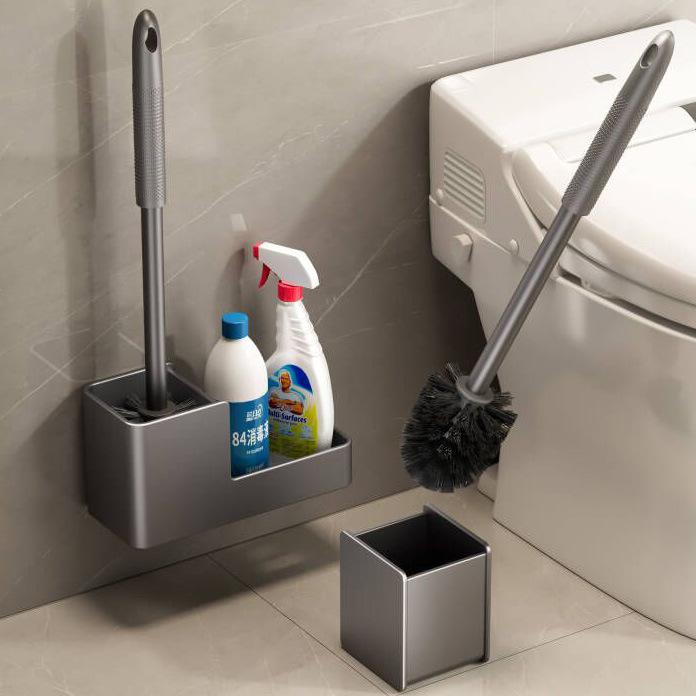 马桶刷壁挂式置物架家用无死角厕所卫生间免打孔清洁马桶刷子神器