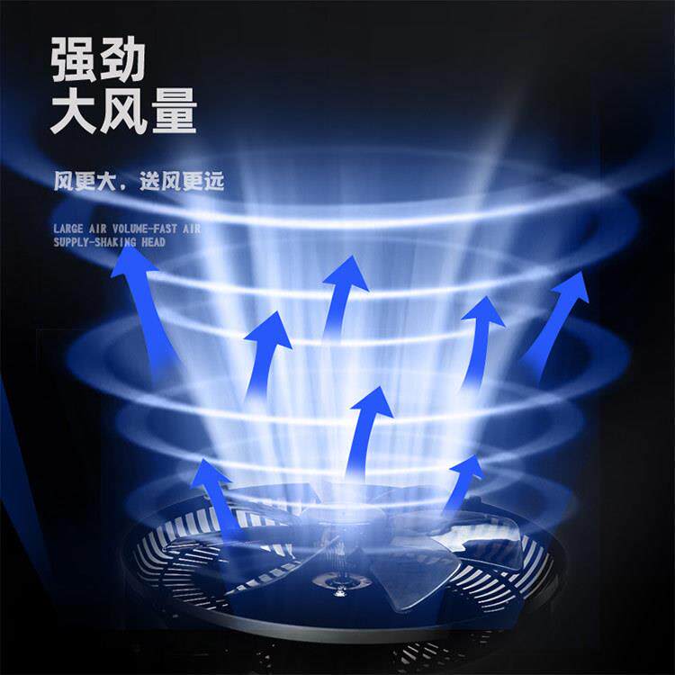 车载风2扇12v大4v111c7y1寸7叶双电机制冷大功率货车摇头风扇