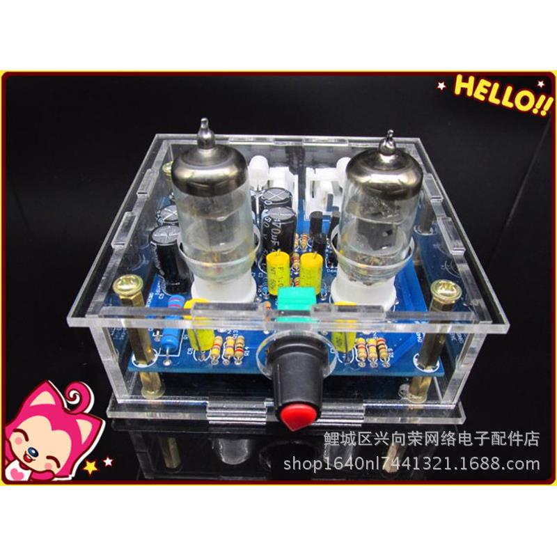 6J1电子管前级放大器散件 胆机胆功放 电子制作DIY发烧友 带外壳
