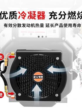 风冷柴油发动机 电启动 20HP HD2V88静音配机