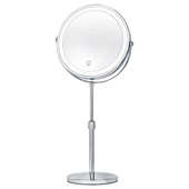 带化妆镜八英寸双面灯镜宿舍款 妆可美镜镜伸缩礼品充电梳妆镜led