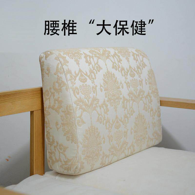 高密度海绵弧形靠背垫现代实木沙发硬靠背床头舒适靠枕硬靠垫定做
