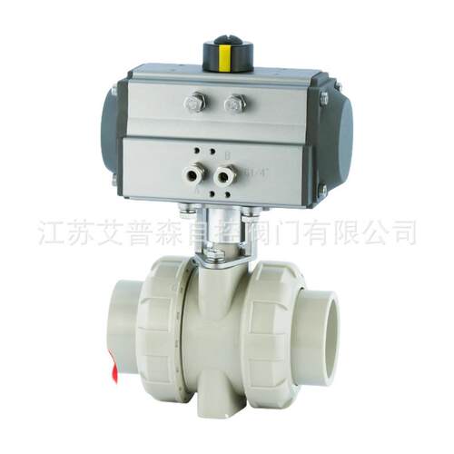 Q621F-10S气动塑料球阀双由令热熔PPH/PPR/UPVC/PVDF耐酸碱腐蚀