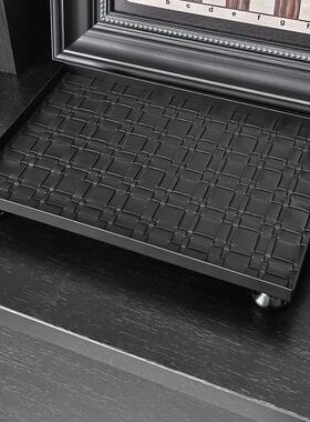 ins覆古风皮质编织方形香薰托 托盘家用玄关首饰收纳桌面摆件