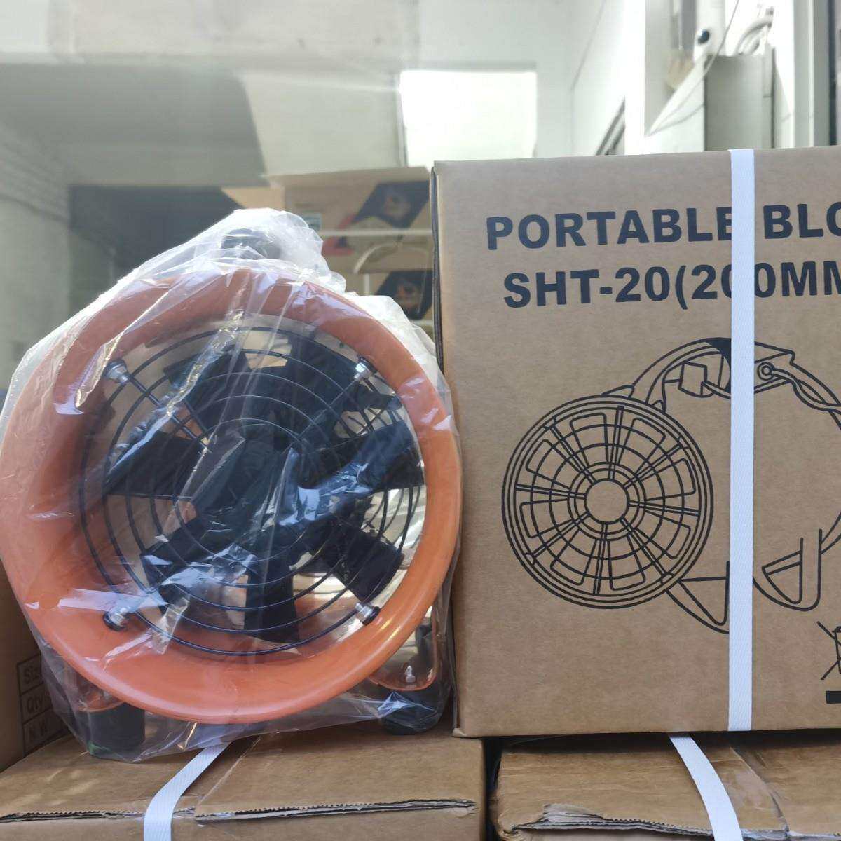 JK 12寸非防爆手提轴流风机110V/220V管道工业移动手提换气抽风机