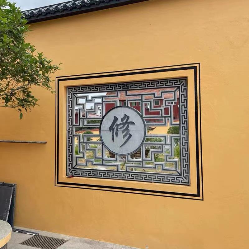 园林庭院石雕浮雕壁画窗花镂空玄关外墙装饰青石福字厂家直销手工
