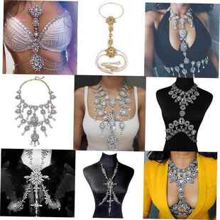 long classic multi layer body Necklace necklace accessories