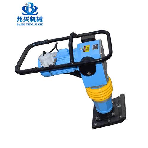 HC110型电动快速冲击夯 小型震动夯实机电动打夯机立式地面夯实机