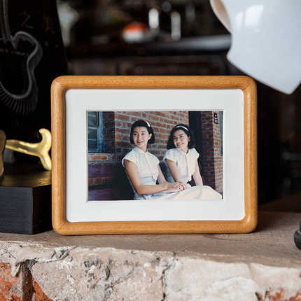 洗照片做成相框摆台照片框相册框高级感6寸7寸8寸照片打印加相框