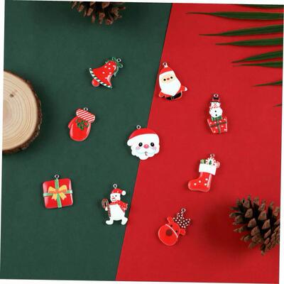 Christmas decoration resin snowman elk small pendant DIY