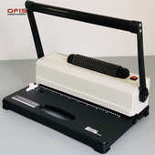 单线圈装 订一体机 订机桌面小型笔记本办公文本U528A4电动打孔装