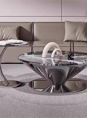 法式新款14638悬碟浮飞茶几客厅家用小户创意设计师款型简大极理
