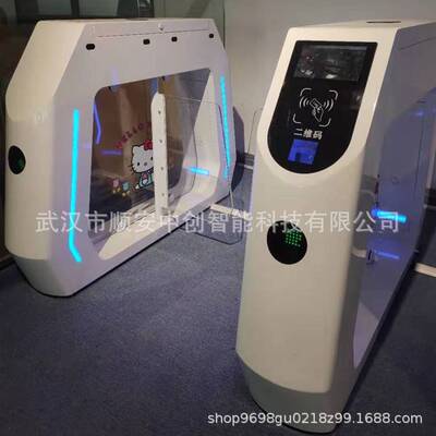 湖北电影院高档摆闸二维码检票验票通道闸机豪华人行道闸源头厂家