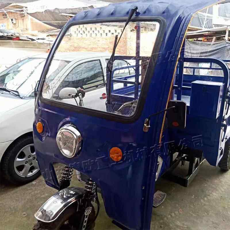 农用粮食自卸翻斗车 燃油式摩托三轮车 工地运输装载车tricycle