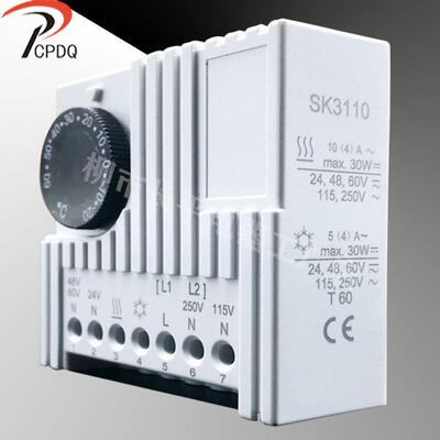 威图温控器JWT6011高精准电子机柜温控开关SK3110突跳温度 银接触