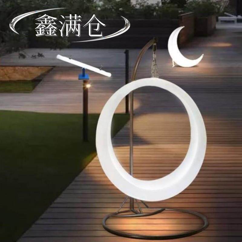道具悬挂ins风打卡民宿网红led秋千装饰摆件景区婚纱拍摄家用酒吧