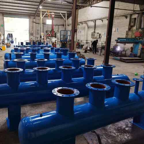 源头厂碳家应分水器钢锅炉003房地暖供水分集水器分气缸供支持