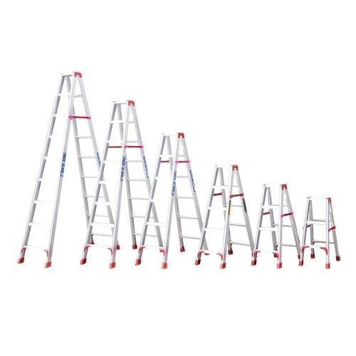 中型合金梯叉梯加加宽铝加厚全加固强工程人加厚合页子字梯合页折