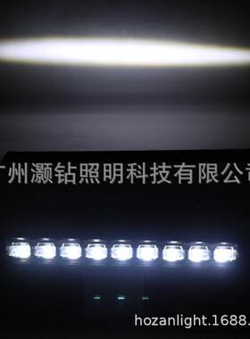汽车6D长条灯 大功率单排LED条灯越野改装车顶前杠射灯 厂家直销
