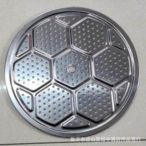 不锈钢蒸盘蒸屉隔水蒸架 蒸笼片厨房家用蒸片隔层馒头馍蒸笼篦子