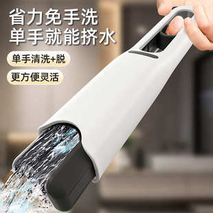 珍小拖把免洗海绵抹布2025懒人迷你代替家用手持桌面多功能新款 袖