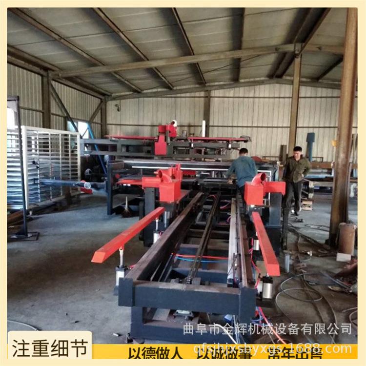 四边锯门板修边锯自动推板集装箱竹木板四边切割锯