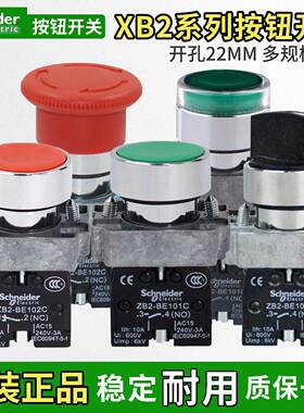 施耐德按钮XB2-BA31C点动ZB2-BE101C-BE102C选择急停蘑菇头BS542C