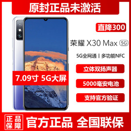 大屏直降honor荣耀x30max5g全网通双卡，8+256g超长待机手机