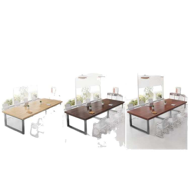 会议桌长条桌办公桌椅组合简约现代长方形桌子工作台办公室洽谈桌