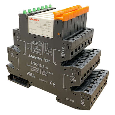 shenler申乐继电器RNC1CO024超薄型接口24V超薄SNC05-E-ASNC05-S