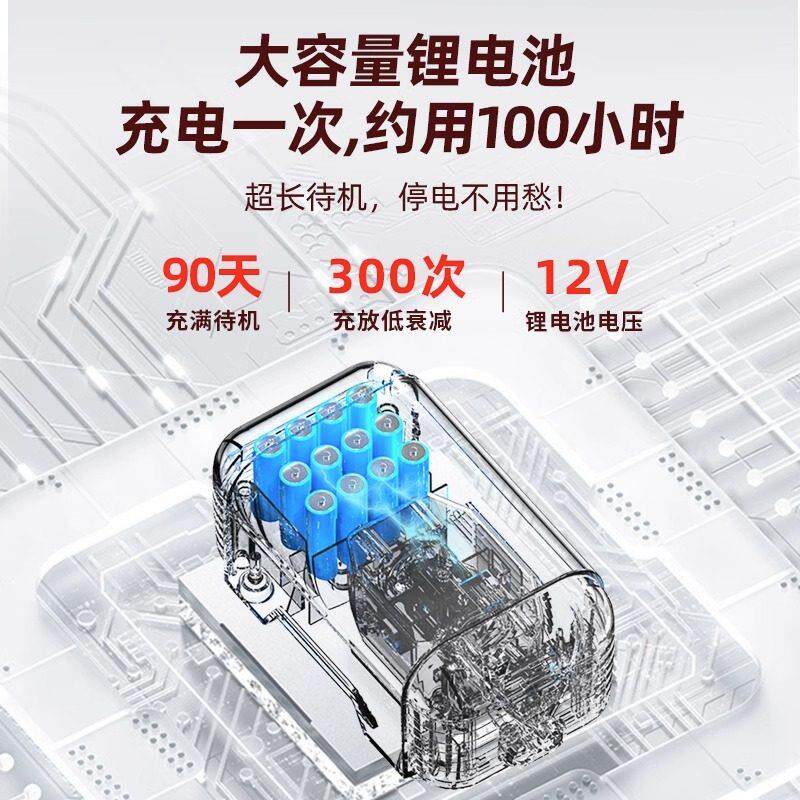 渔匠鱼缸氧气超静飓音小家用增充氧泵泵钓鱼养鱼型充电两用交直老