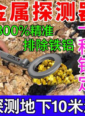 金属探测器手持式高精度地下10米找金银铜野外老宅寻宝神器探测仪