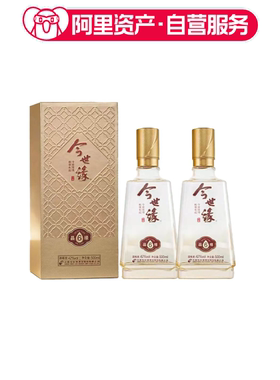 【官播专用】今世缘品缘6浓香型白酒42度500ml*2瓶 双瓶装