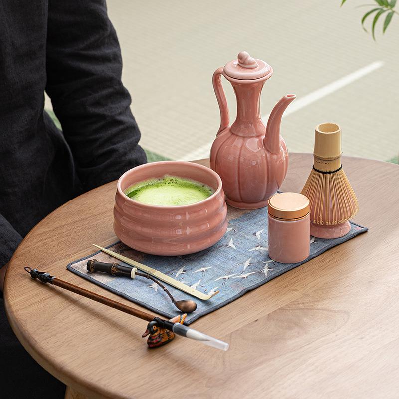 新款日式仿宋点茶器套装抹茶刷百本立茶家用茶具套装建盏茶筅立