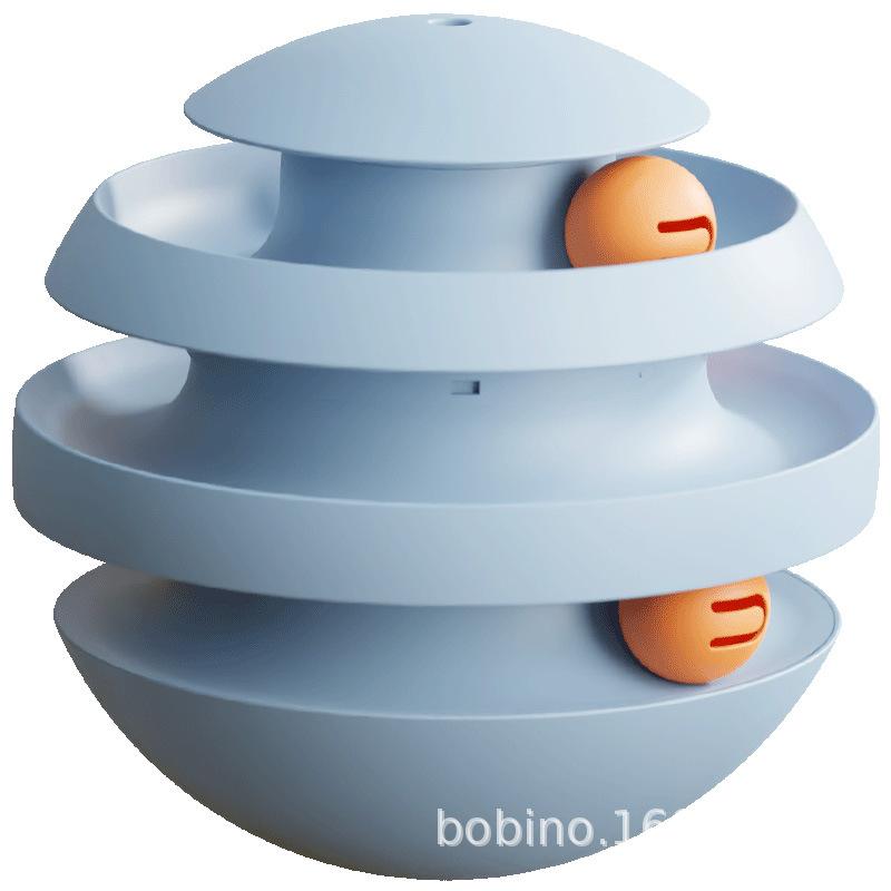 不倒翁跨境爆款转盘宠物智能玩具