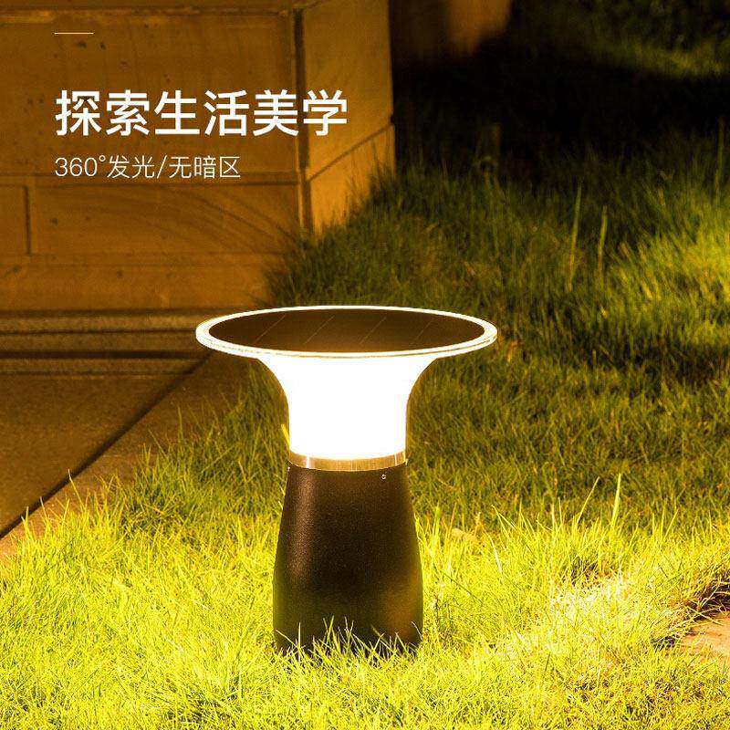 太阳能草坪灯户外防水庭院灯家用超亮室外花园灯别墅院子地插灯