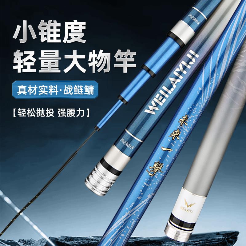 未来一击轻量大物竿碳素台钓竿轻量强腰力战鲢鳙轻松抛投