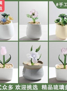 仙人掌办公室工艺品淄博装饰摆件