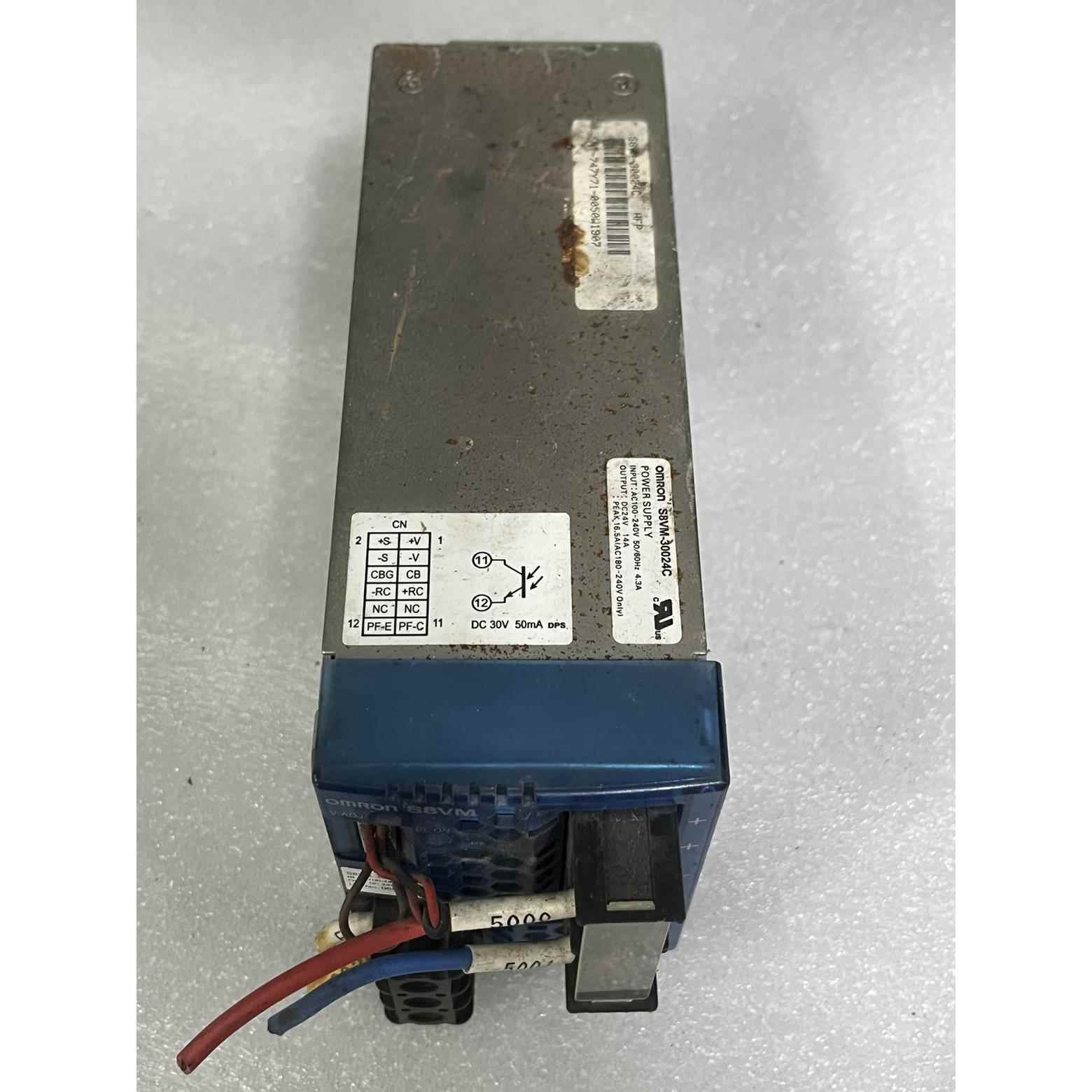 原装拆机 欧姆龙 OMRON  S8VM-30024C 电源 24V14A(外壳生锈)