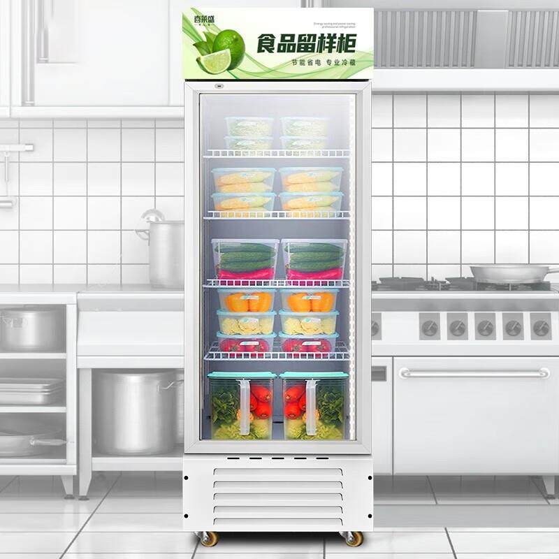 喜莱盛食品留样柜冷藏展示柜学校幼儿园公司食堂用水果蔬菜留样柜