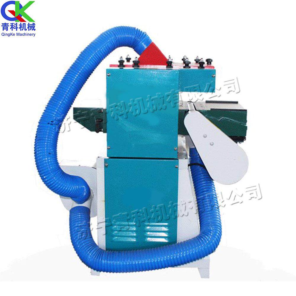 小台式双面压刨刨机动双面木料木机型三进电两出木工qk-sdi-2压刨