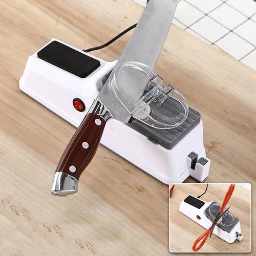 电动磨刀器双面油石底座地摊磨刀石家用磨刀器金刚石磨刀器