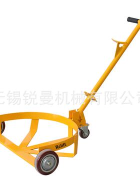 锐励DC500低位手动油桶搬运车500kg便携式简易手推油桶车移动